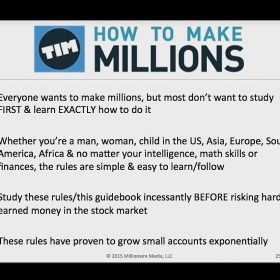 Download Tim Sykes - How To Make Millions