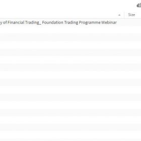 Download Academy of Financial Trading - Foundation Trading Programme