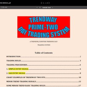 Download SPBankBook - The Trendway Prime Two Day Trading System