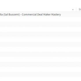Download Dandrew Media (Sal Buscemi) - Commercial Deal Maker Mastery