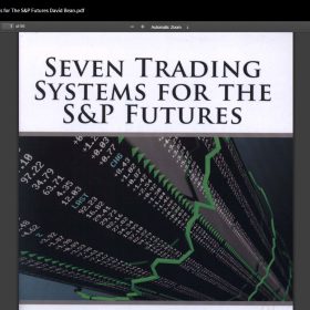 Download David Bean – Seven Trading Systems for The S&P Futures (ebook)